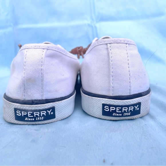 White Sperry Women's Pier View Sneaker - Picture 3 of 6